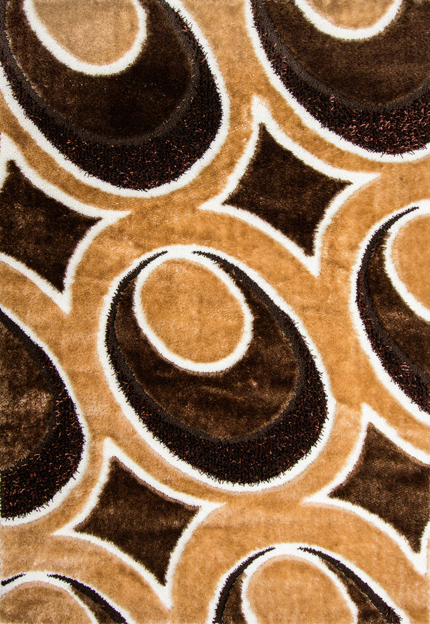 Butterfly Shag Area Rug - BS1344BN