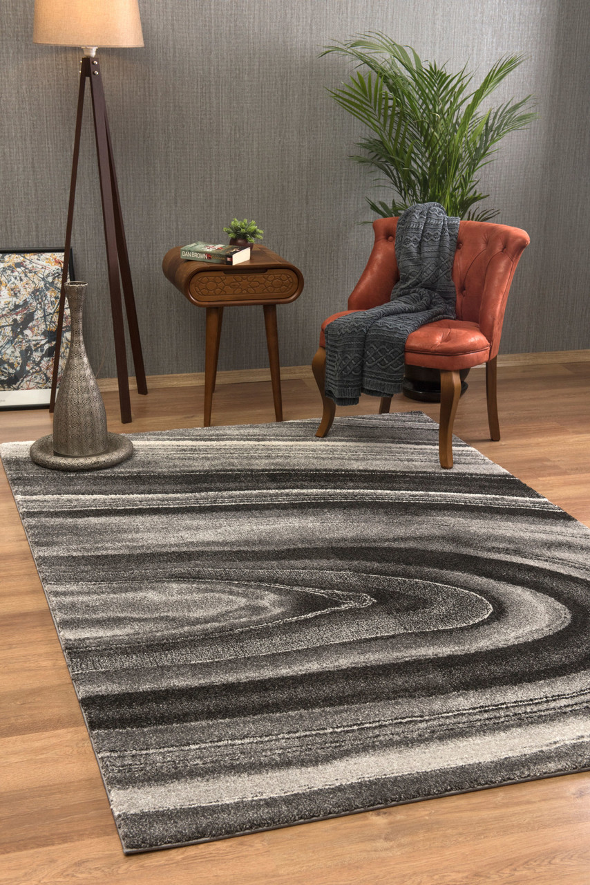 Illusion Area Rug  - IL1430DKGY46