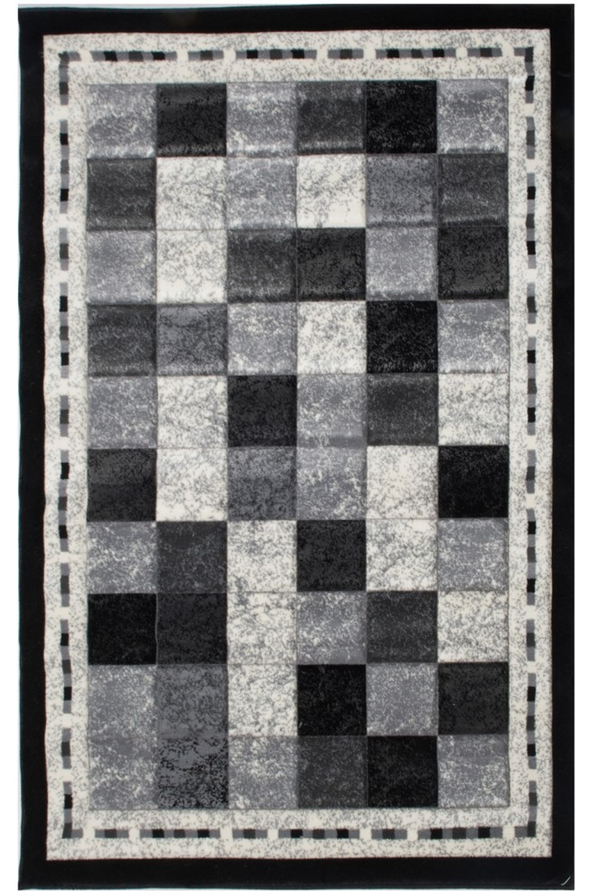 Izmir Carving Area Rug  - IZC0402BK24